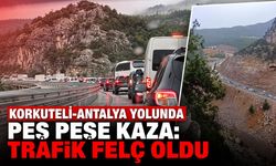 Korkuteli-Antalya yolunda peş peşe kaza: Trafik felç oldu