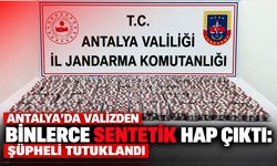 Antalya’da valizden binlerce sentetik hap çıktı: Şüpheli tutuklandı