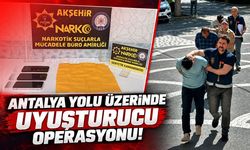 Antalya yolu üzerinde uyuşturucu operasyonu: Şüpheli tutuklandı