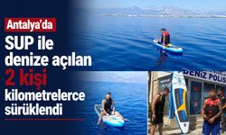 Antalya'da 2 kişi denizde mahsur kaldı: "Yunanistan’a gidecektik, Yalım’a kadar gidebildik"