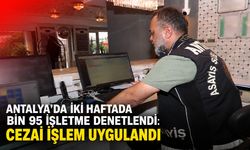 Antalya’da bin 95 işletme denetlendi: Cezai işlem uygulandı