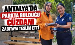 Antalya'da kayıp cüzdan sahibine böyle ulaştırıldı!