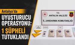 Antalya’da uyuşturucu operasyonu: 1 şüpheli tutuklandı