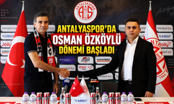 Antalyaspor'da Osman Özköylü dönemi başladı