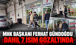 MHK Başkanı Ferhat Gündoğdu dahil 7 isim gözaltında