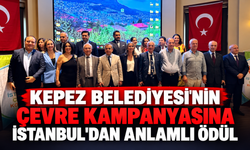 Kepez Belediyesi'nin çevre kampanyasına İstanbul'dan anlamlı ödül