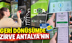 Geri dönüşümde zirve Antalya'nın