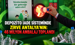 Depozito iade sisteminde zirve Antalya'nın: 46 milyon ambalaj toplandı