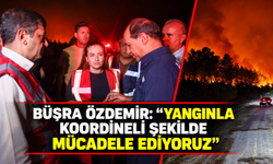 Büşra Özdemir: "Yangınla koordineli şekilde mücadele ediyoruz"