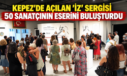 Kepez'de açılan 'İz' sergisi 50 sanatçının eserini buluşturdu