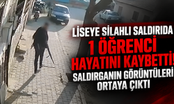 Liseye silahlı saldırıda 1 öğrenci hayatını kaybetti! Saldırganın görüntüleri ortaya çıktı