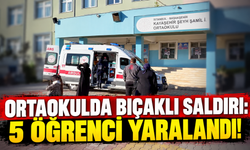 Ortaokulda bıçaklı saldırı: 5 öğrenci yaralandı!