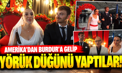 Amerika'dan Burdur'a gelip Yörük düğünü yaptılar!