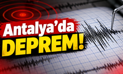 Antalya’da deprem! Avize böyle sallandı