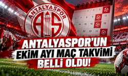 Antalyaspor’un ekim ayı maç takvimi belli oldu!