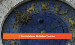 7 Ekim Boğa Burcu Günlük Burç Yorumları!
