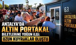 Antalya'da Altın Portakal biletlerine yoğun ilgi: Uzun kuyruklar oluştu