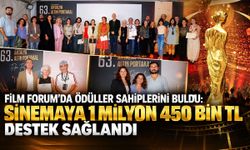 Film Forum'da ödüller sahiplerini buldu: Sinemaya 1 milyon 450 bin TL destek sağlandı