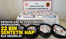 Antalya Kaş’ta uyuşturucu operasyonu: 22 bin sentetik hap ele geçirildi
