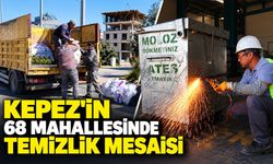 Kepez'in 68 mahallesinde temizlik mesaisi