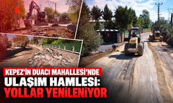 Kepez'in Duacı Mahallesi'nde ulaşım hamlesi: Yollar yenileniyor