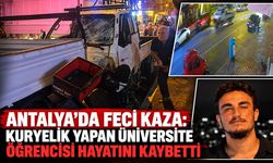 Antalya'da feci kaza: Kuryelik yapan üniversite öğrencisi hayatını kaybetti