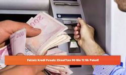 Faizsiz Kredi Fırsatı: Ziraat’tan 90 Bin TL’lik Paket!