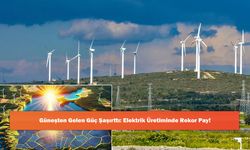 Güneşten Gelen Güç Şaşırttı: Elektrik Üretiminde Rekor Pay!