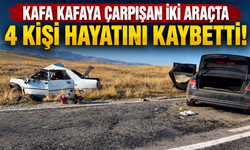 Afyonkarahisar'da feci kaza: Kafa kafaya çarpışan iki araçta 4 kişi hayatını kaybetti!