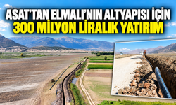 ASAT'tan Elmalı'nın altyapısı için 300 milyon liralık yatırım