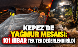 Kepez'de yağmur mesaisi: 101 ihbar tek tek değerlendirildi
