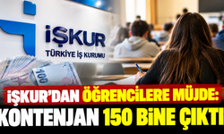 İŞKUR'dan öğrencilere müjde: Kontenjan 150 bine çıktı!