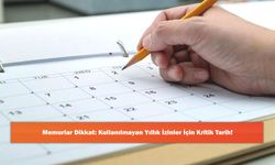 Memurlar Dikkat: Kullanılmayan Yıllık İzinler İçin Kritik Tarih!