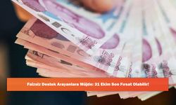 Faizsiz Destek Arayanlara Müjde: 31 Ekim Son Fırsat Olabilir!