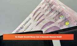 En Düşük Emekli Maaşı İçin 3 Seçenek Masaya Geldi!
