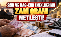 SSK ve Bağ-Kur emeklilerinin zam oranı netleşti!