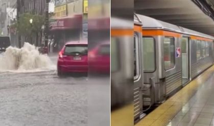 New York’ta acil durum ilan edildi: metro istasyonlarını su bastı