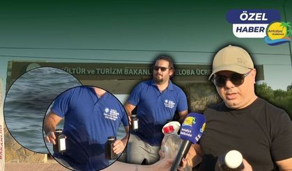 Antalya Lara Halk Plajı’nda şüpheli renk değişimi! Yetkililer inceleme başlattı