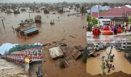 Endonezya’da sel felaketi! 17 ölü, 61 yaralı