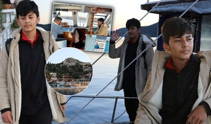 Kaleköy'deki tek öğrenci için seferber oldular: Hayallerine giden yol denizden geçiyor