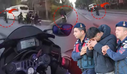 Antalya'da 'dur' ihtarına uymadılar! Polisin üzerine motosiklet süren 2 kişi tutuklandı
