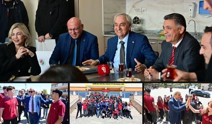 Başkan Kocagöz, bir günde 4 okul ziyareti gerçekleştirdi