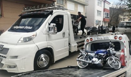 Isparta'da 2 motosiklet sürücüsüne 254 bin TL ceza!