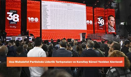 Ana Muhalefet Partisinde Liderlik Tartışmaları ve Kurultay Süreci Yeniden Alevlendi
