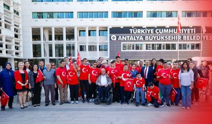 Engelliler haftası kapsamında temsili asker uğurlama töreni
