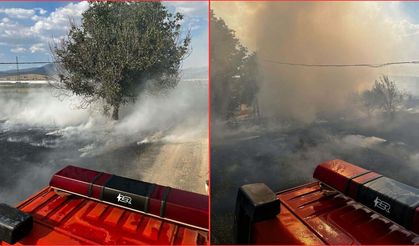 Burdur'da 15 dönümlük alan yandı!