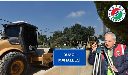Duacı Mahallesi’ne sıcak asfalt