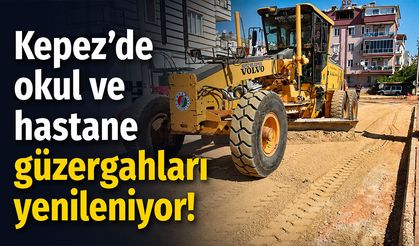 Kepez'de sıcak asfalt hazırlığı: Okul ve hastane güzergahları yenileniyor!
