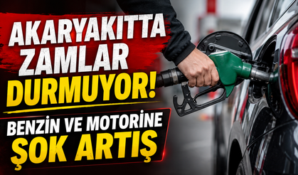Akaryakıtta zamlar durmuyor! Benzin ve motorine şok artış