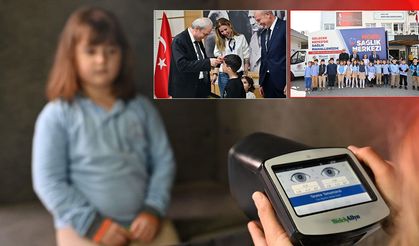 Kepez'de 35 bin 694 öğrenciye ücretsiz göz taraması